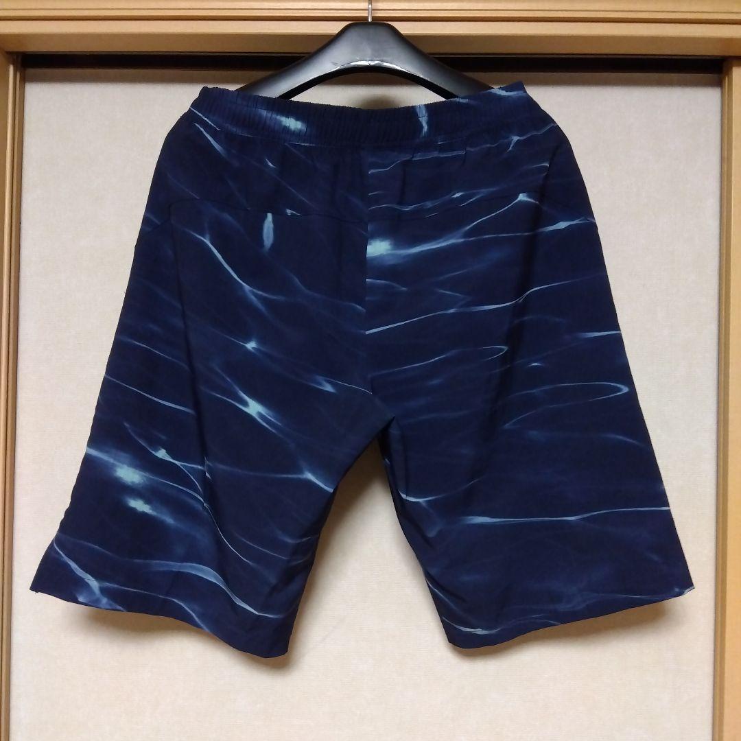美品✨㊺ YONEX ハーフパンツ／ベリークール／ユニ L／波柄／数量限定 廃盤