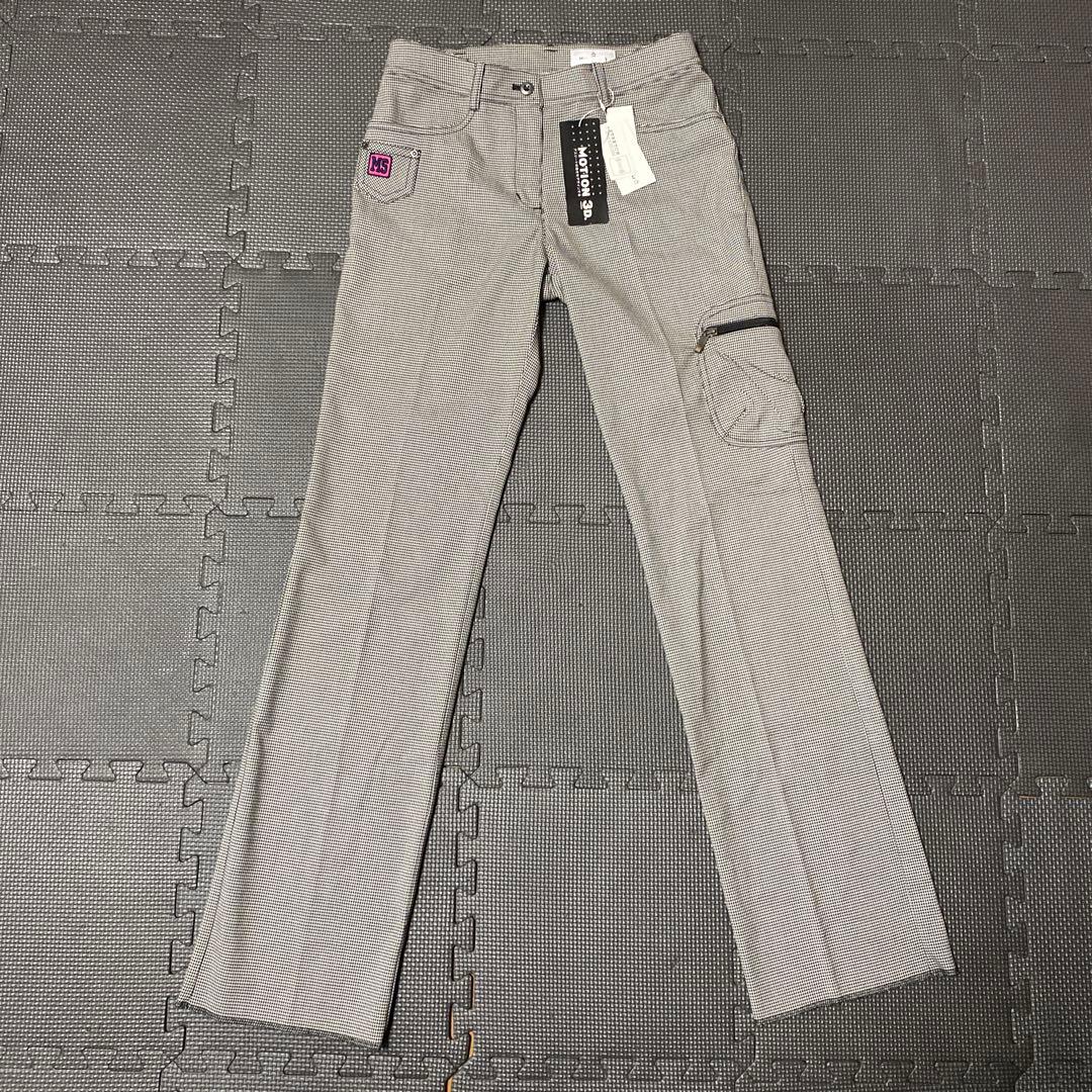 新品　マンシングウェア munsingwear パンツ　スラックス　千鳥柄