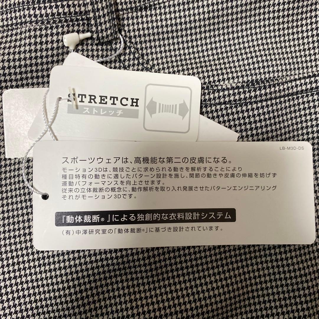 新品　マンシングウェア munsingwear パンツ　スラックス　千鳥柄