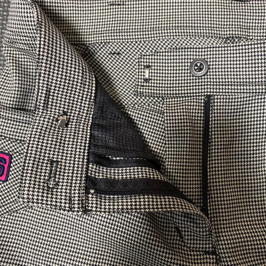 新品　マンシングウェア munsingwear パンツ　スラックス　千鳥柄