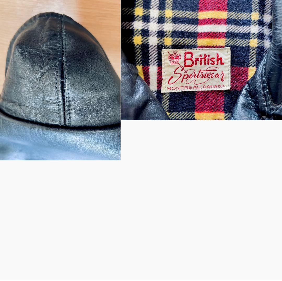 70s vintage カナダ製 BritishSportswear ライダース