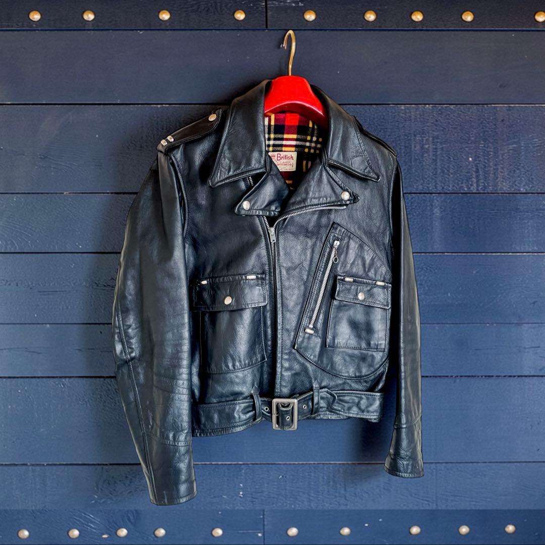 70s vintage カナダ製 BritishSportswear ライダース