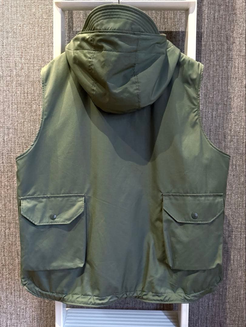 ジャケット・アウター EG - FIELD VEST - PC POPLIN - OLIVE