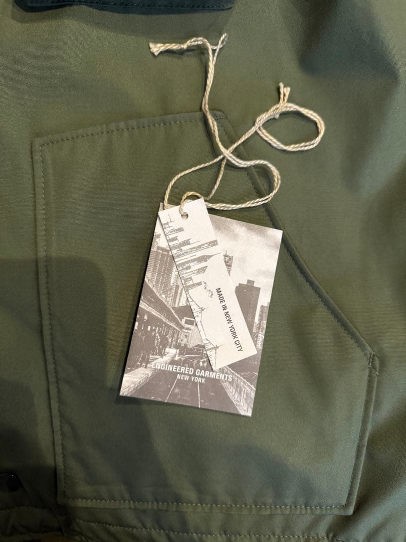 ジャケット・アウター EG - FIELD VEST - PC POPLIN - OLIVE
