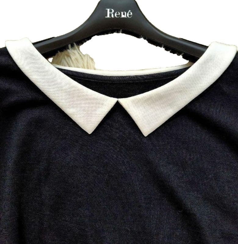 【Rene】美品　トップス　ウールシャツ　 36 ブラック