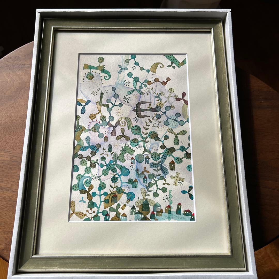 【新品・未使用】　♡ ウエダキヨアキさん　水彩画