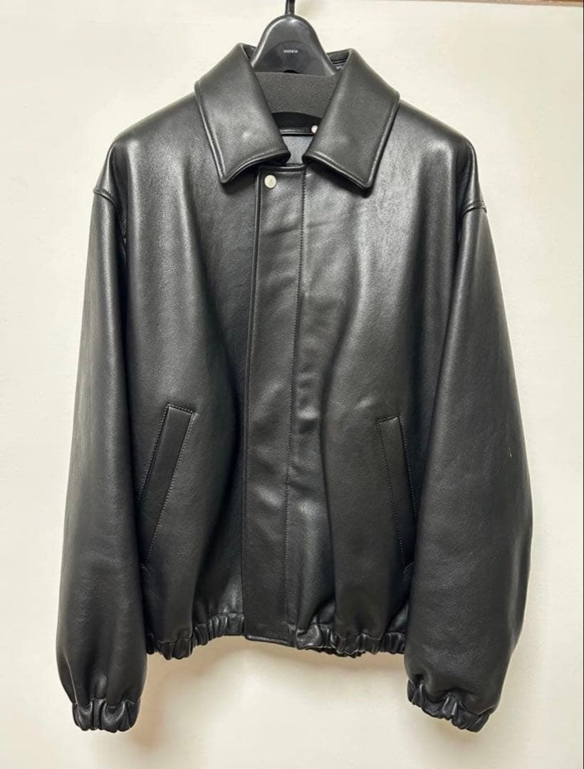 ジャケット・アウター SSSTEIN 25SS \"LEATHER ZIP SHORT JACKET\"