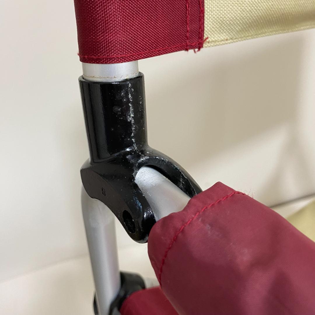 2脚セット peak LV-052PR レッドベージュ パッドインチェア