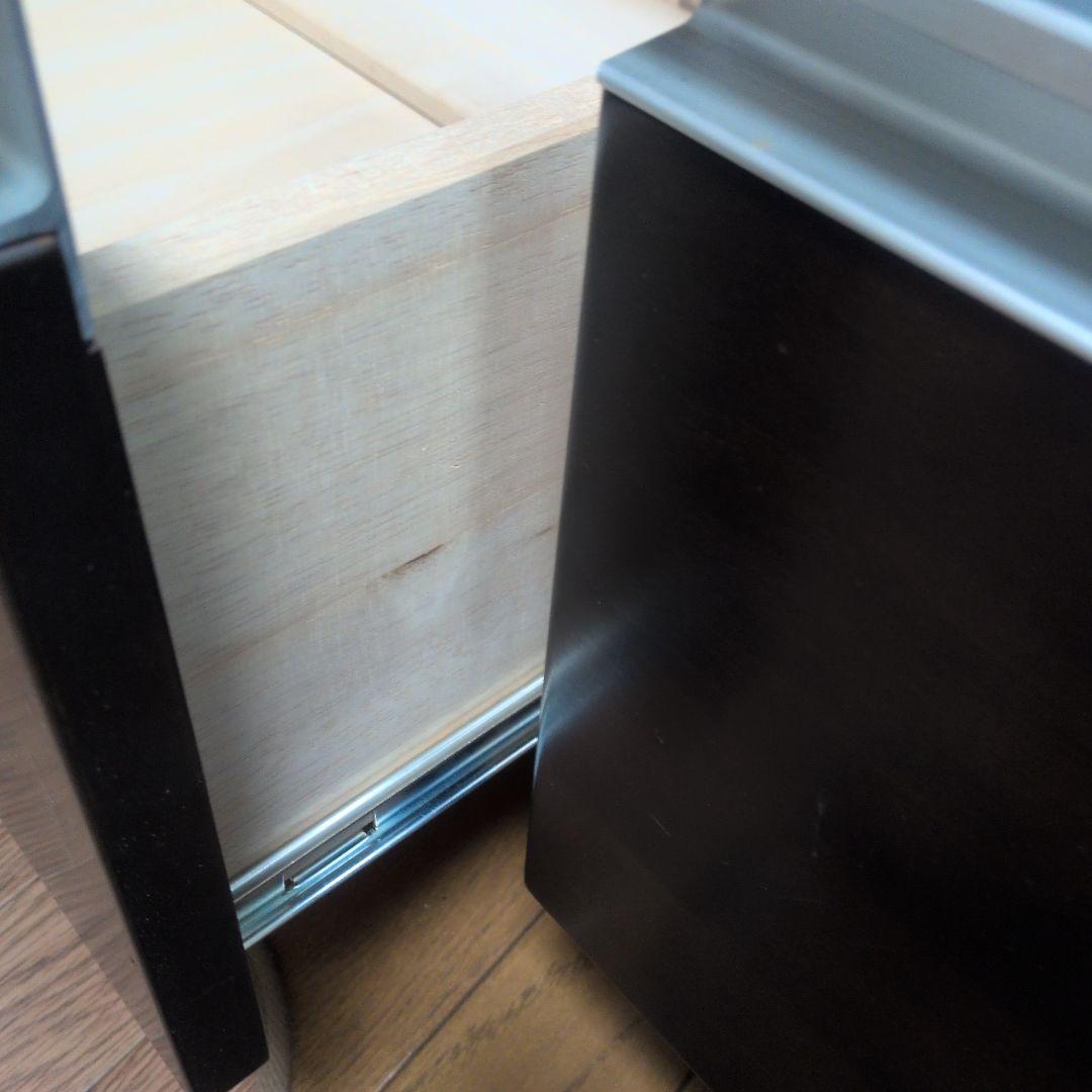 最終大川家具 オーク木製高級食器棚 キッチンボード キッチン収納 レンジ台