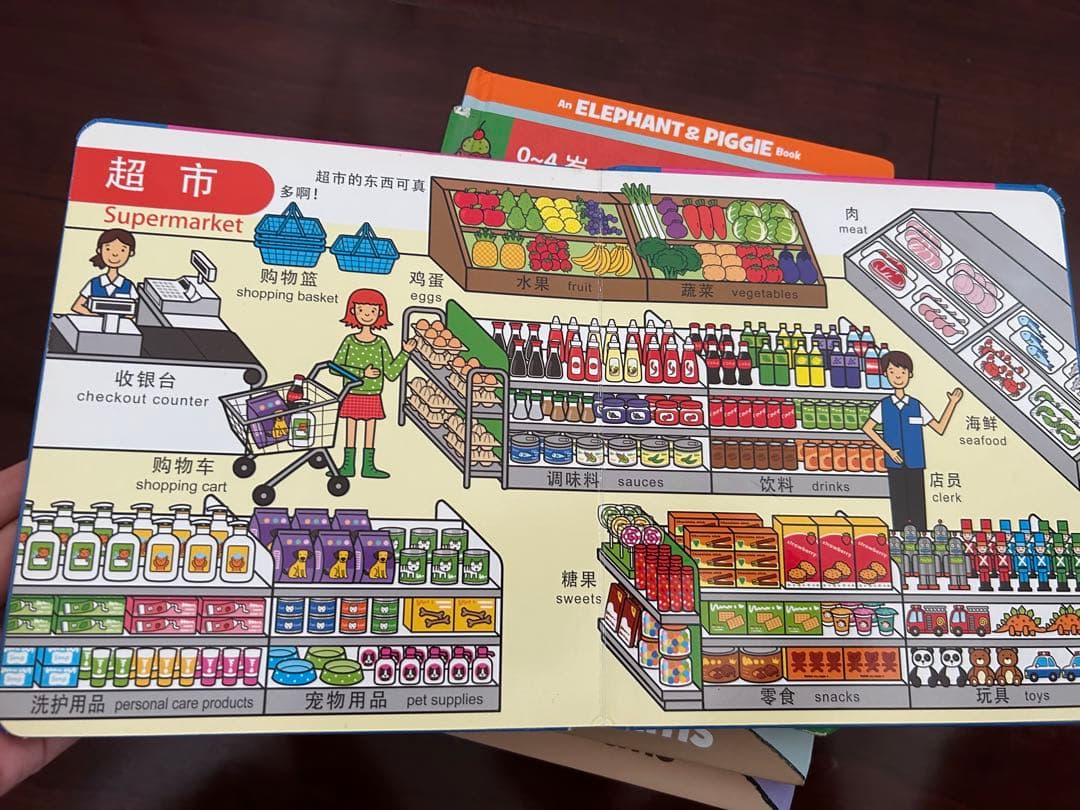 絵本　英語　中国語　小象和小猪系列 An ELEPHANT & PIGGIE