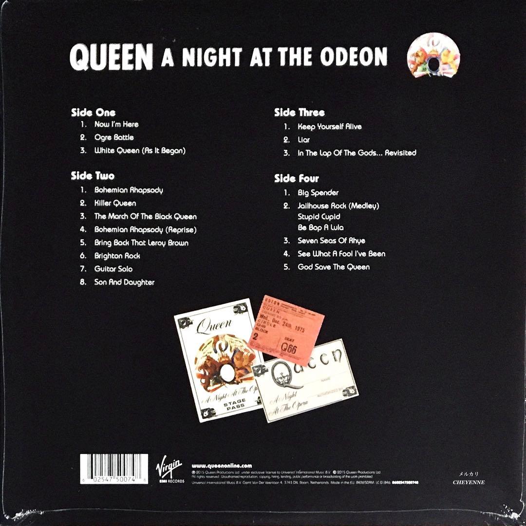 QUEEN A NIGHT AT THE ODEON クイーン アナログ盤 LP