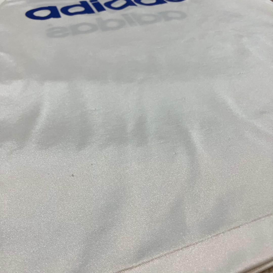 【L】old adidas長袖シャツ　トレフォイルロゴ　トリコロール　マリノス