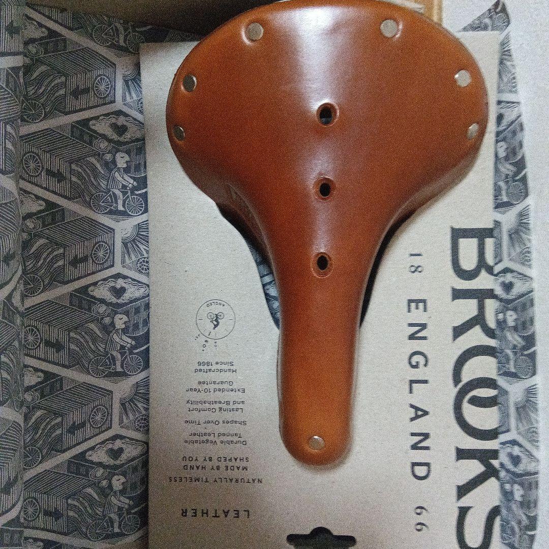ちょろQ 様　BROOKS B17 レザーサドル HONEY