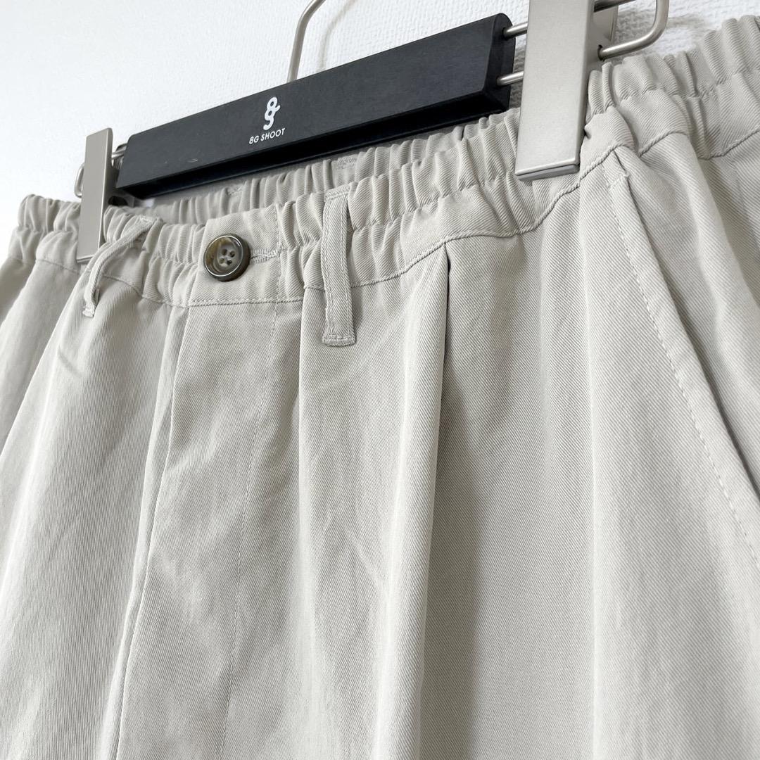 メンズウェア 8G SHOOT ONE TUCK STRETCH PANTS -IVORY-