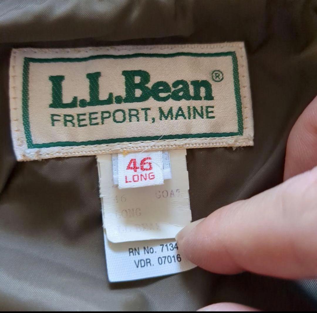 美品 USA製 L.L.Bean A-2タイプ レザージャケット ブラック XL