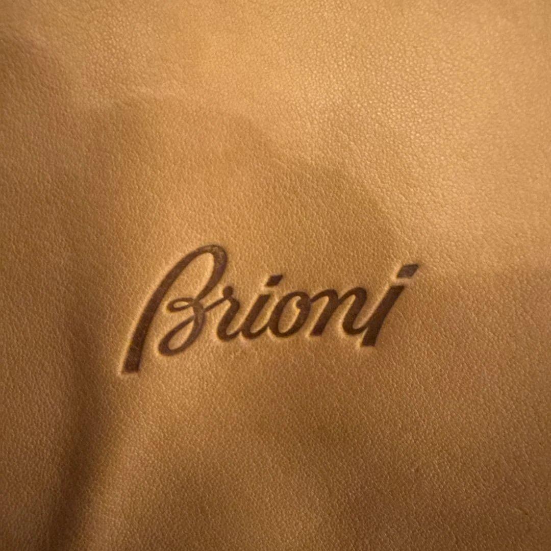 Brioni ブリオーニ レザージャケット ベージュ スウェード ブルゾン