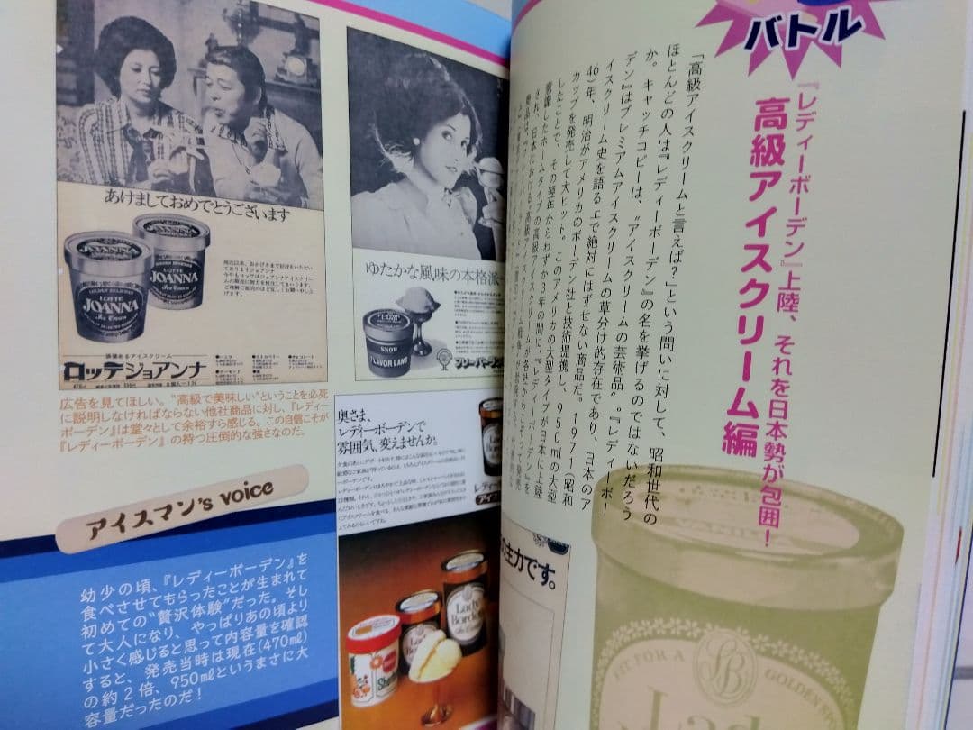 日本懐かしアイス大全 レトロ ムック 昭和 アイスクリーム ノスタルジック