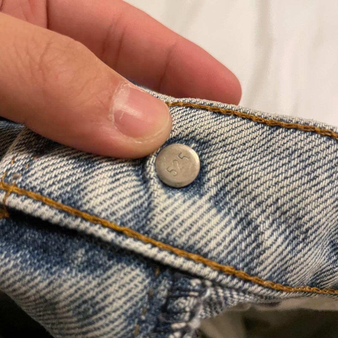 90s USA製 Levi's 517 0127 クラッシュ ブーツカットデニム