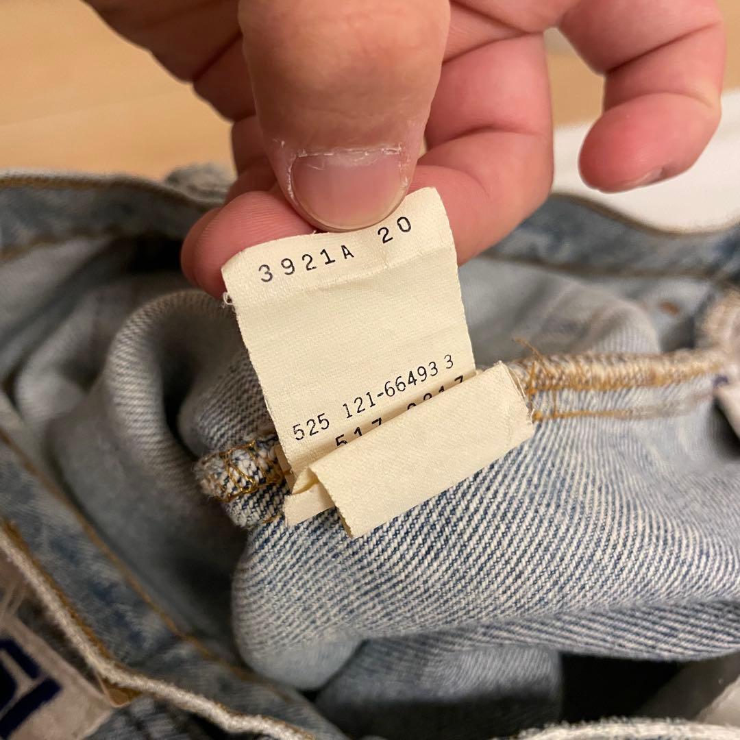 90s USA製 Levi's 517 0127 クラッシュ ブーツカットデニム