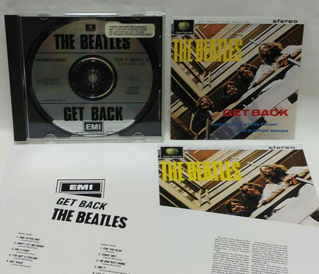 ビートルズBEATLES♣ゲットバックCDアップルP7480032 ORG11曲