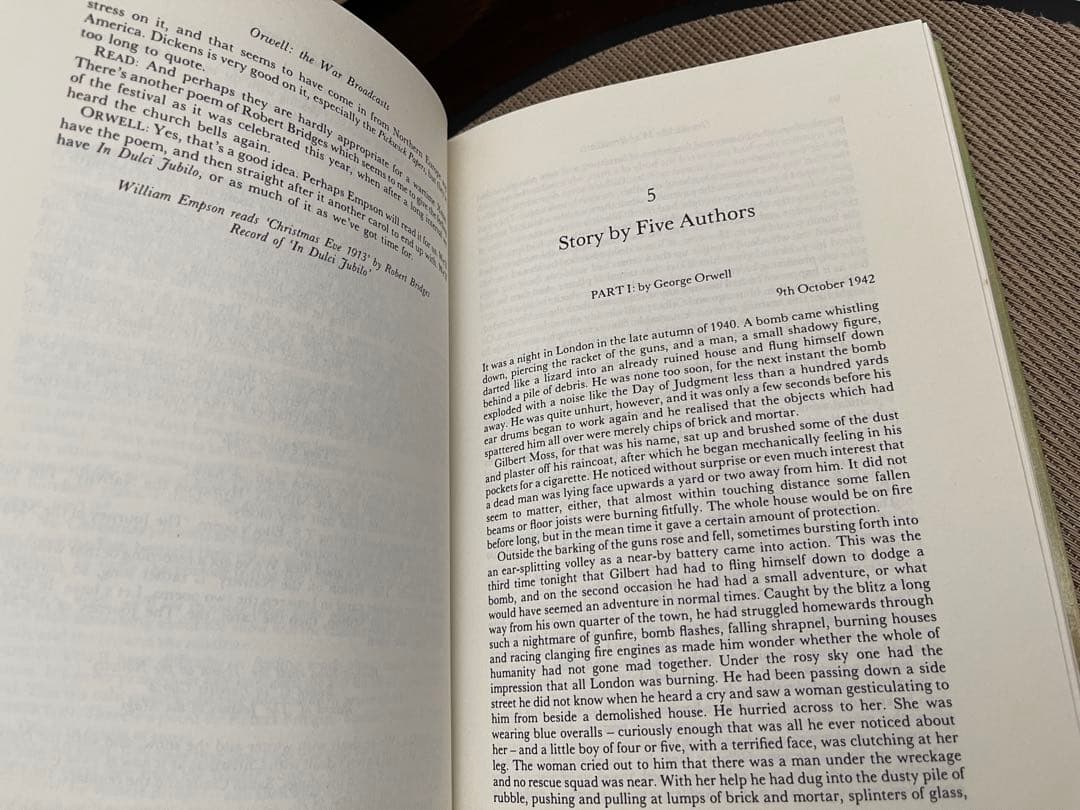 洋書 ORWELL THE WAR BROADCASTS