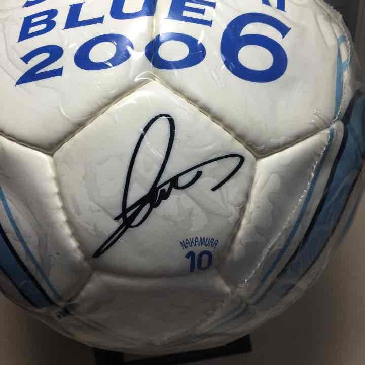 2006年 サッカー日本代表 未使用 直筆サインボール