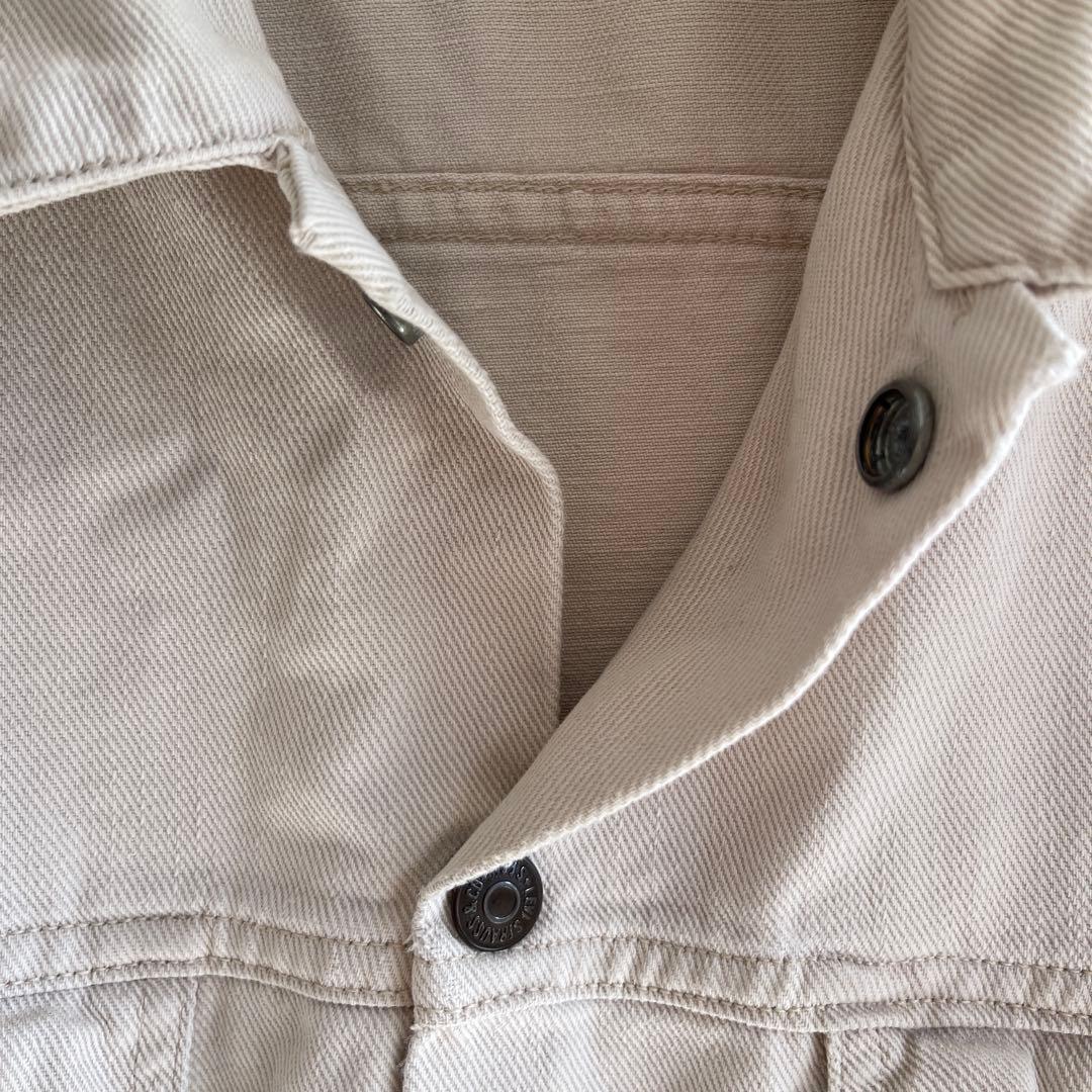 80sホワイトLevi's ベージュ デニムジャケット