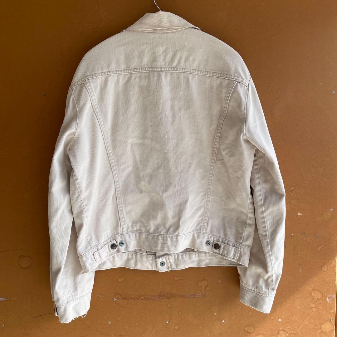 80sホワイトLevi's ベージュ デニムジャケット