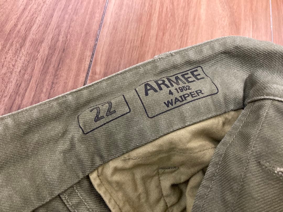 WIPER M47 サイズ22 カーゴパンツ オリーブグリーン 4ポケット