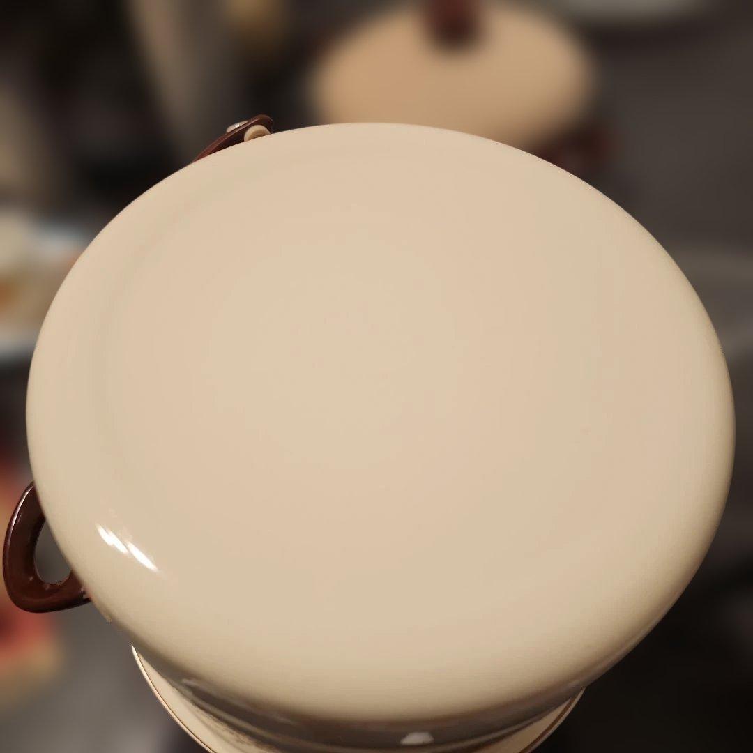 新品未使用　エジリー　ホーロー鍋 蒸し器　兼用鍋　やかん　3点セット EJIRY