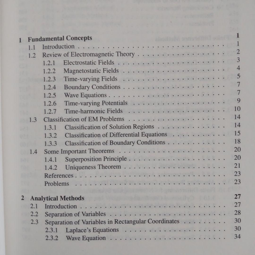 洋書 Numerical Techniques in Electromagnetics