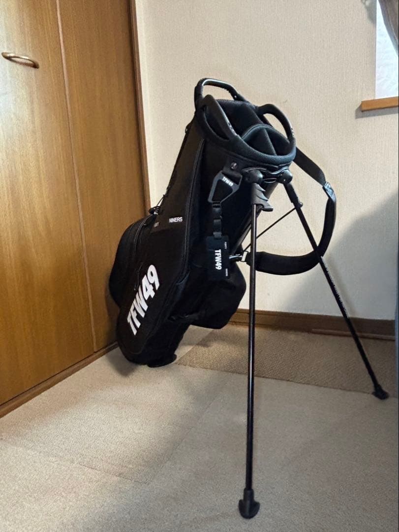 TFW49 NYLONキャディバッグ2025 ブラック