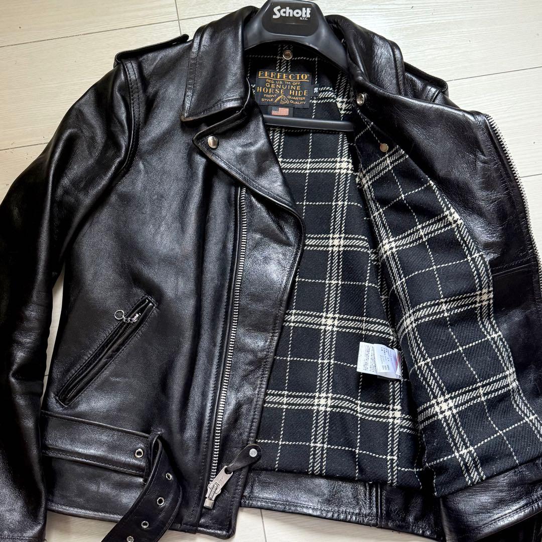 【美品】schoot 668US スペシャルフォースハイド ワンスターサイズ38