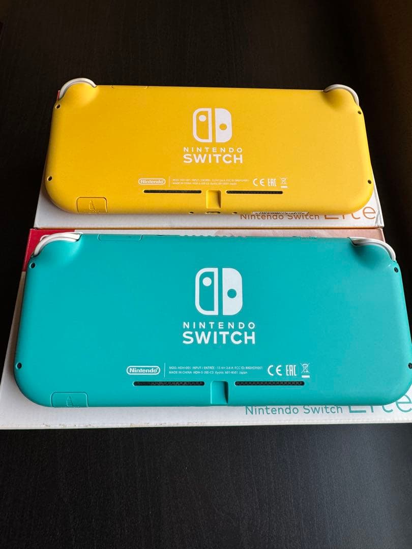 Nintendo Switch Lite イエロー・ターコイズ　2個セット
