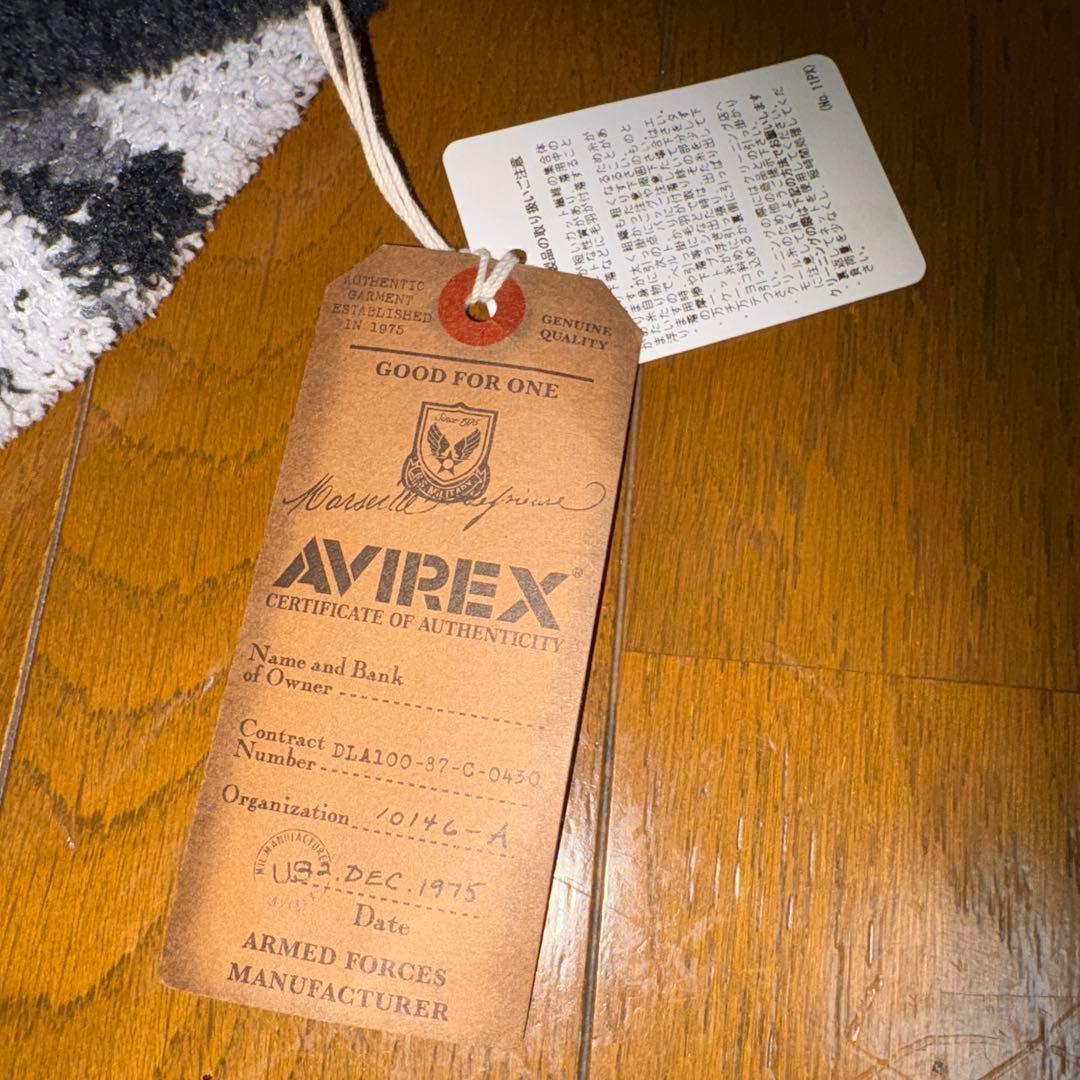 カッコいい AVIREX カモフラモールニットセーター