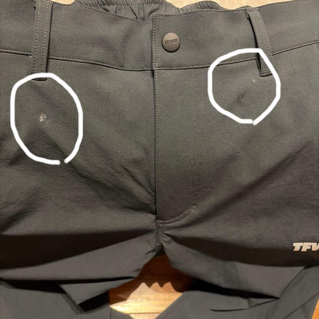 TFW49 NYLON 2WAY STRETCH PANTSブラックM