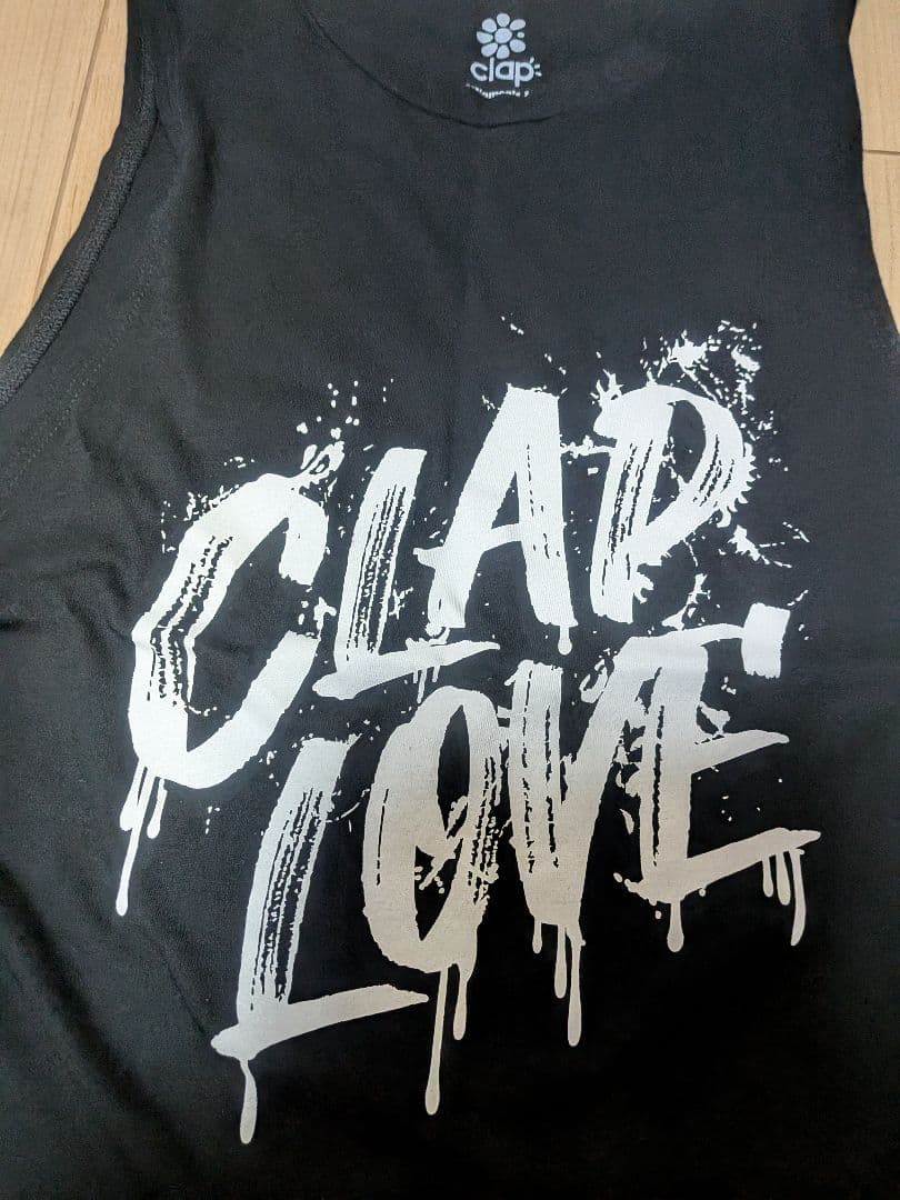 新品☆clap グラフィックタンクトップ 黒