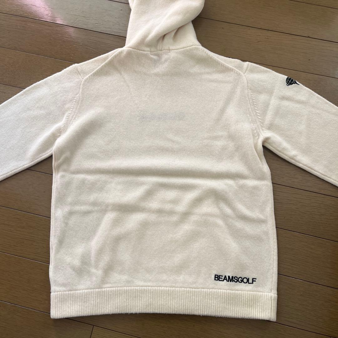 BeamsGolf ホワイトパーカー