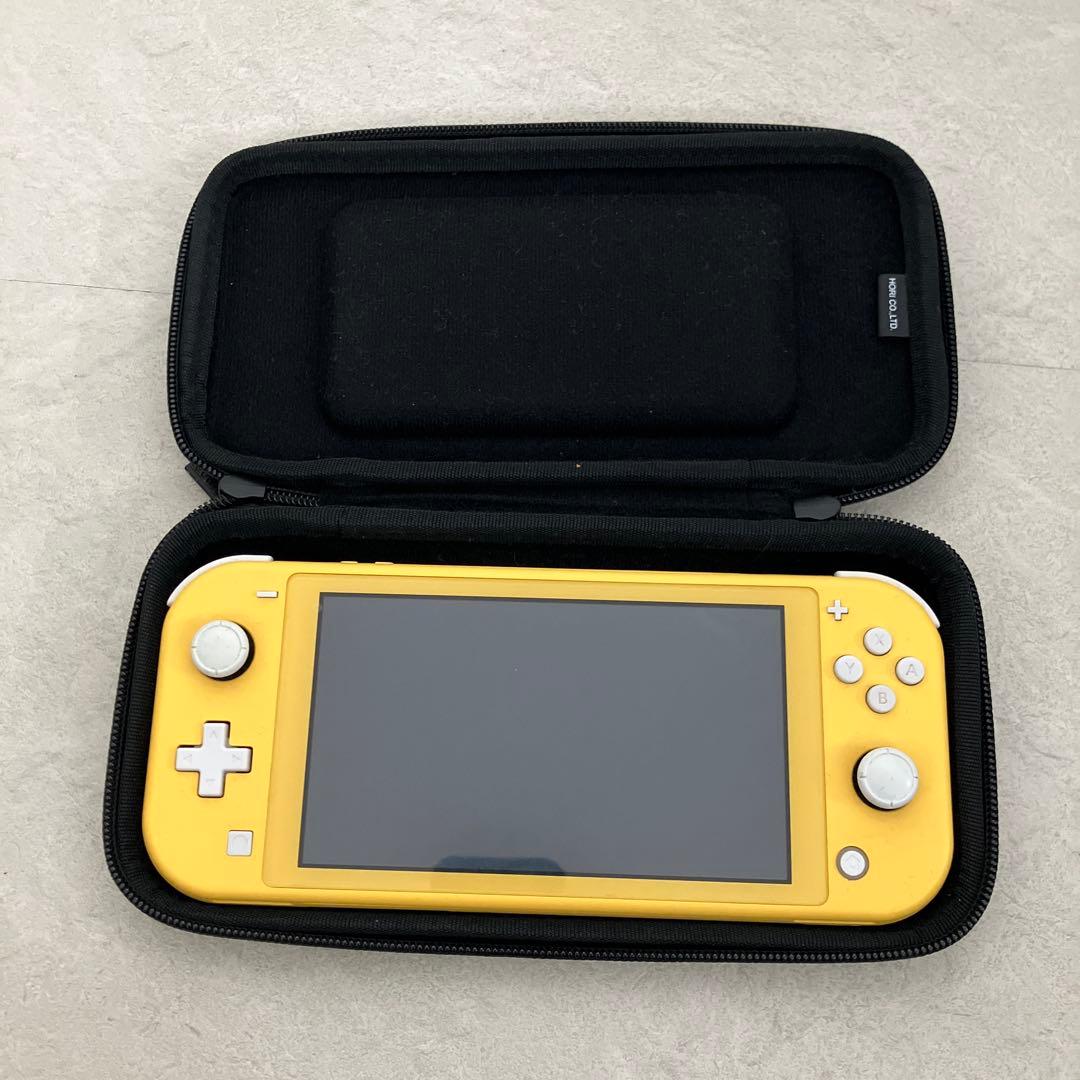 【動作確認済】ニンテンドー Switch Lite イエロー 保護ケースセット