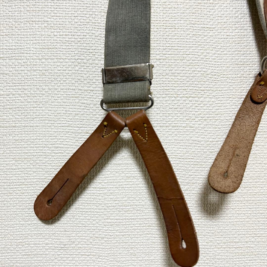 【美品・実物】1949年イギリス空軍 RAF ロイヤルエアフォースサスペンダー