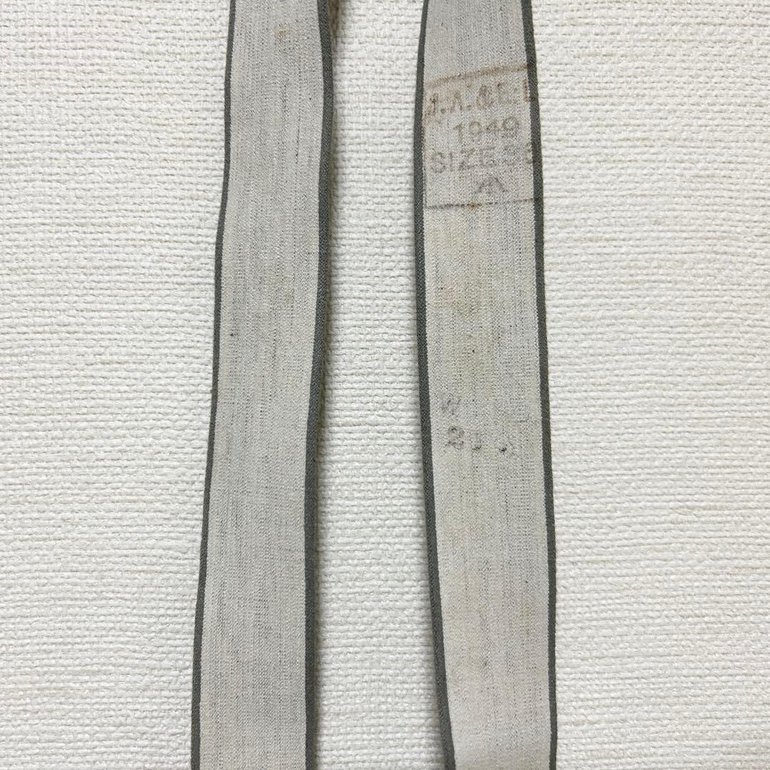 【美品・実物】1949年イギリス空軍 RAF ロイヤルエアフォースサスペンダー