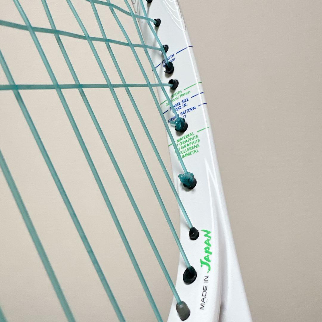 名器 ヨネックス ナノフォース 8V REV ホワイト UL2 ソフトテニス