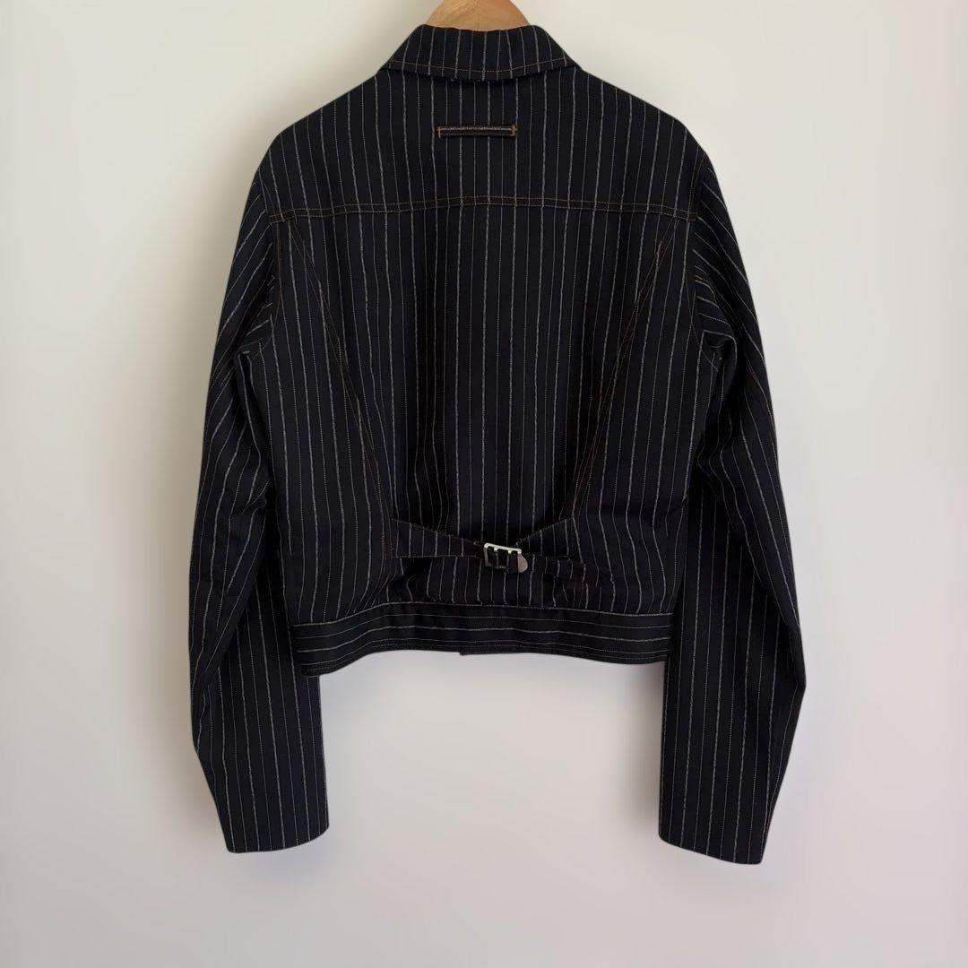 Jean Paul Gaultier ストライプ　短丈　ジャケット 4M