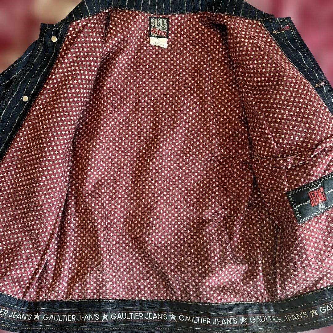 Jean Paul Gaultier ストライプ　短丈　ジャケット 4M