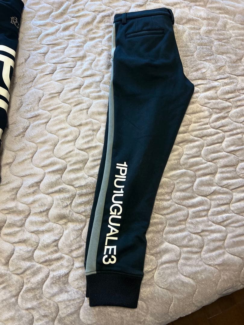 【レア】1PIU1UGUALE3 GOLF 上下裏地ボアセットアップ Ⅵ(XL)