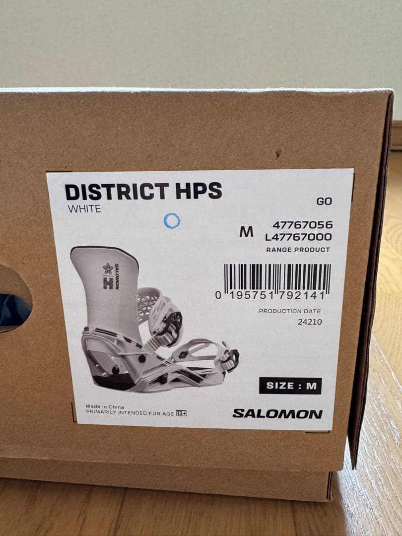 【新品未使用】SALOMON HPS TAKA EP+DISTRICT HPS