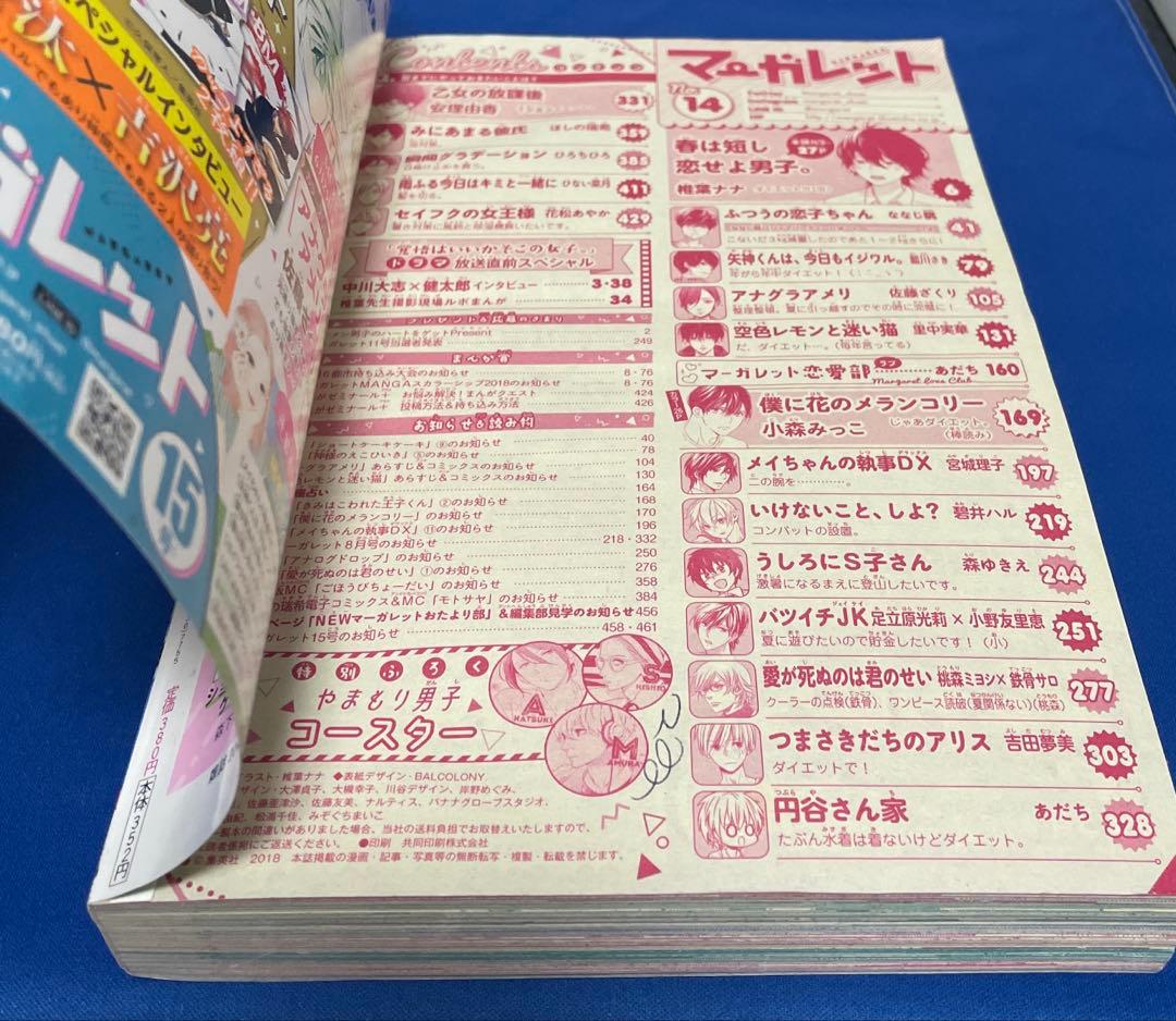 マーガレット2018年14号 中川大志