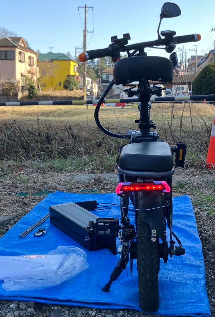 【所沢直線引取限定】Laccoon 電動アシスト自転車 10Ah、35Ah付き