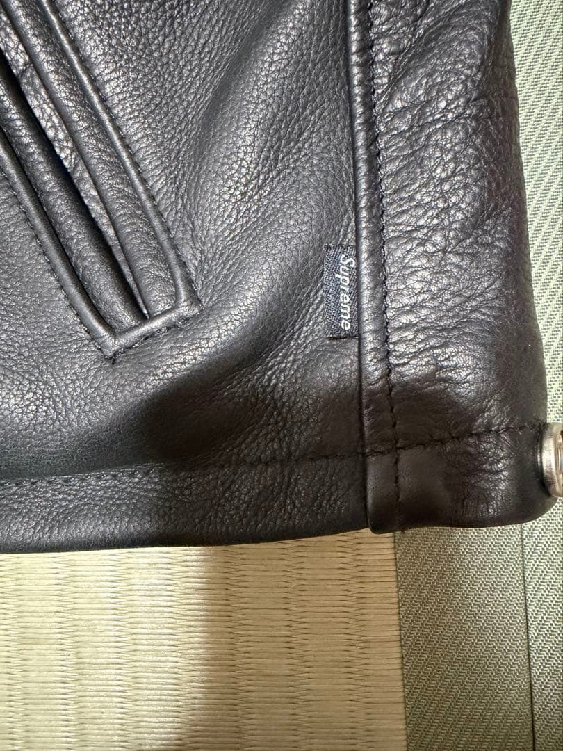 ジャケット・アウター supreme schott leather racer jacket