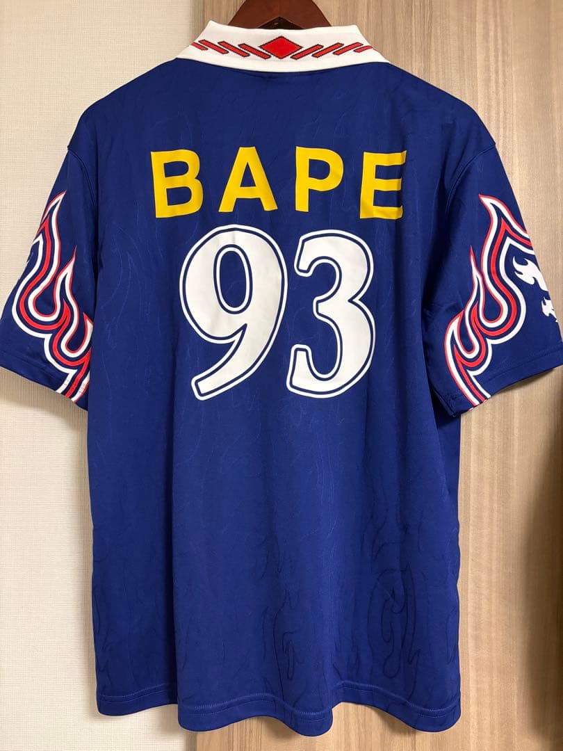 adidas BAPE 93 シャツ 日本代表 サッカー 97 炎